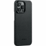 Чехол Pitaka MagEZ Case 4 для iPhone 15 Pro, черно-серый