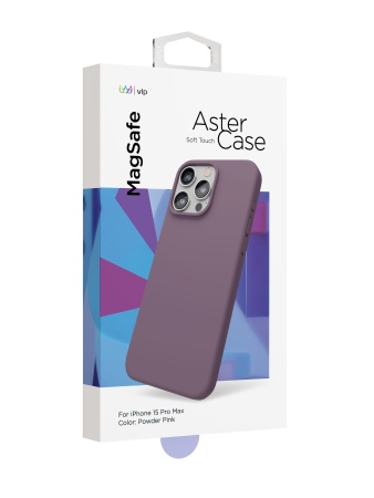Чехол "vlp" Aster case для iPhone 15 Pro Max, пудровый