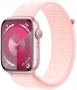 Apple Watch Series 9 Sport Loop, 45 мм, розовый