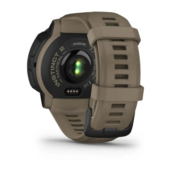 Умные часы Garmin Instinct 2 Solar Tactical 45 мм, коричневый (010-02627-04)