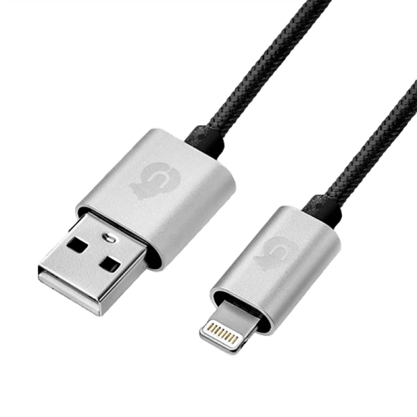 Кабель uBear Cord USB-A/Lightning, черный