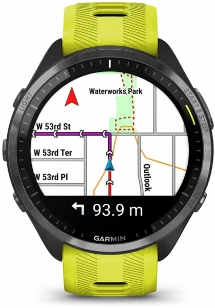 Умные часы Garmin Forerunner 965 47 мм, желто-черный (010-02809-12)