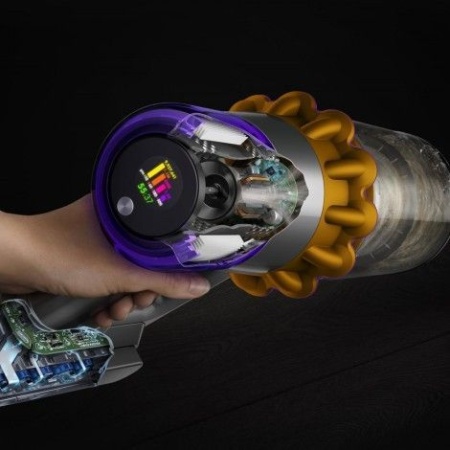 Пылесос Dyson V15 Detect Extra SV47, никель/золото (Nickel/Gold)