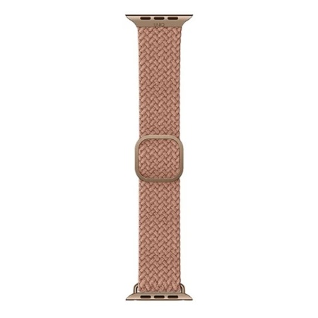 Ремешок Uniq ASPEN Strap Braided для Apple Watch 46/45/44mm, розовый