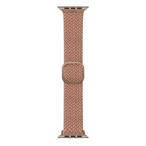 Ремешок Uniq ASPEN Strap Braided для Apple Watch 46/45/44mm, розовый