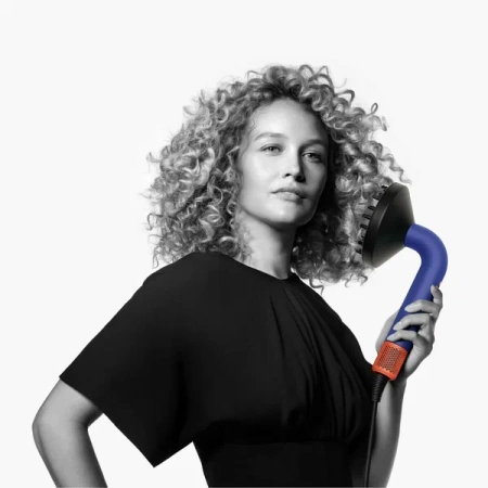 Фен Dyson Supersonic R Pro HD18, синий/оранжевый (Vinca blue/Topaz orange)