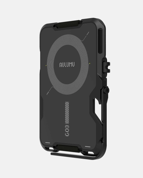 Многофункциональный картхолдер Aulumu G03 MagSafe, с отделкой из углеродного волокна                   