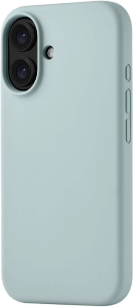 Чехол силиконовый MagSafe uBear  iPhone 16, холодная мята