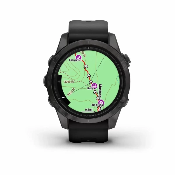 Умные часы Garmin Epix Pro Gen 2 Sapphire Edition 42 мм, серый (010-02802-15)