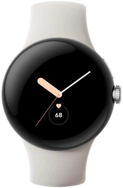 Умные часы Google Pixel Watch 41 мм, Wi-Fi, серебристый корпус, ремешок цвета «мел»