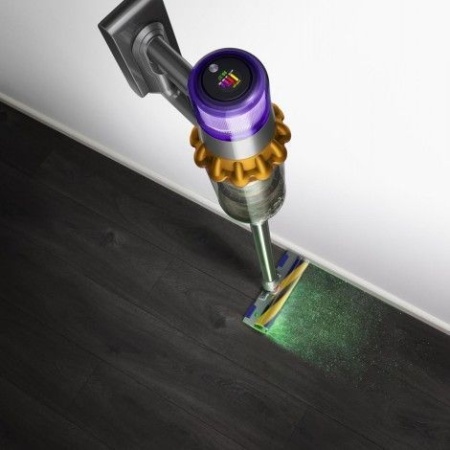 Пылесос Dyson V15 Detect Extra SV47, никель/золото (Nickel/Gold)