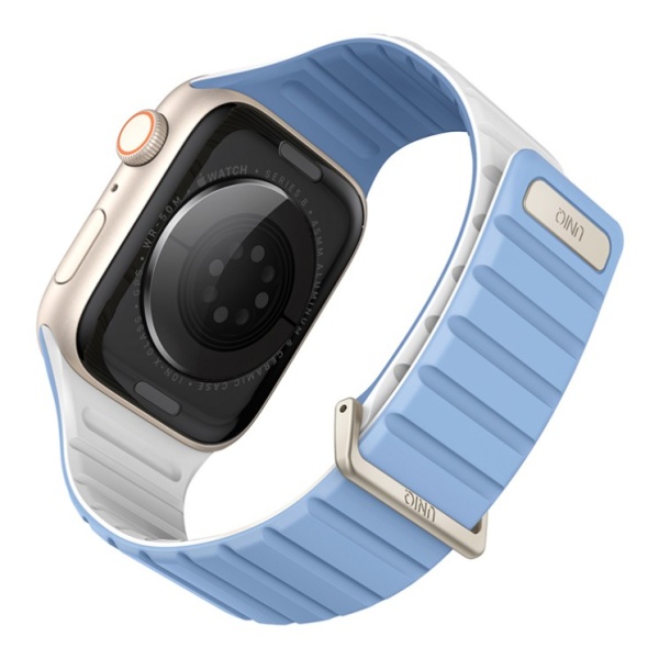 Ремешок Uniq Revix EVO для Apple Watch 42/41/40mm, голубой/белый