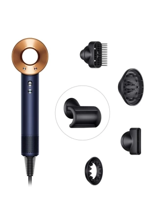 Фен Dyson Supersonic HD07, синий/медный (Prussian blue/Copper)