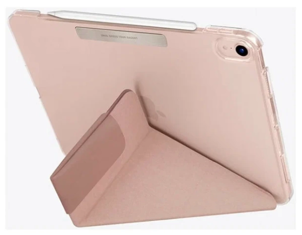 Чехол Uniq Camden Anti-microbial для iPad Air 11 2024, розовый