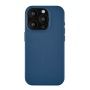 Чехол защитный uBear Capital Leather Case iPhone 15 Pro Max MagSafe, тёмно-синий