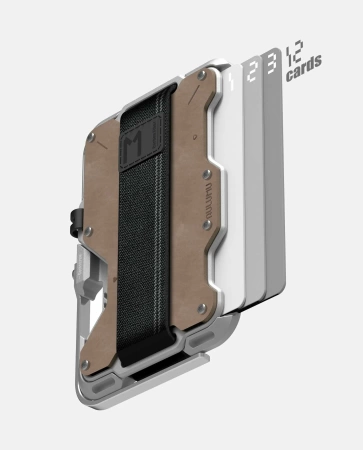 Многофункциональный картхолдер Aulumu G03 MagSafe, с отделкой из натуральной кожи                    