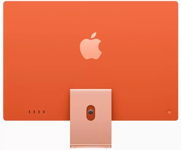 Моноблок Apple iMac 24" Retina 4,5K, M3 (8C CPU, 10C GPU, 2023), 8 ГБ, 512 ГБ SSD, оранжевый