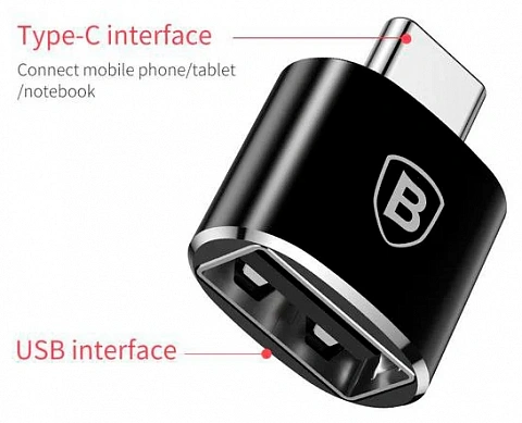 Переходник Baseus USB to Type-C