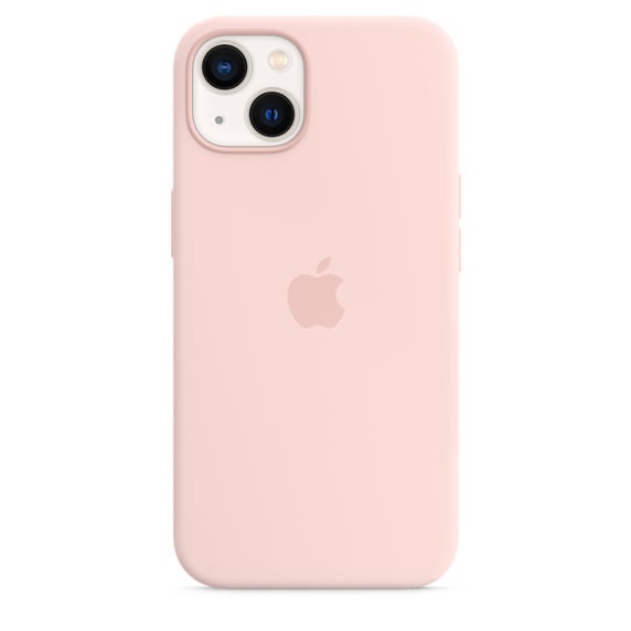 Чехол силиконовый MagSafe на iPhone 13, розовый