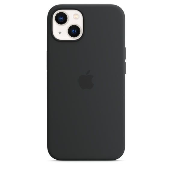 Чехол силиконовый MagSafe на iPhone 13, черный