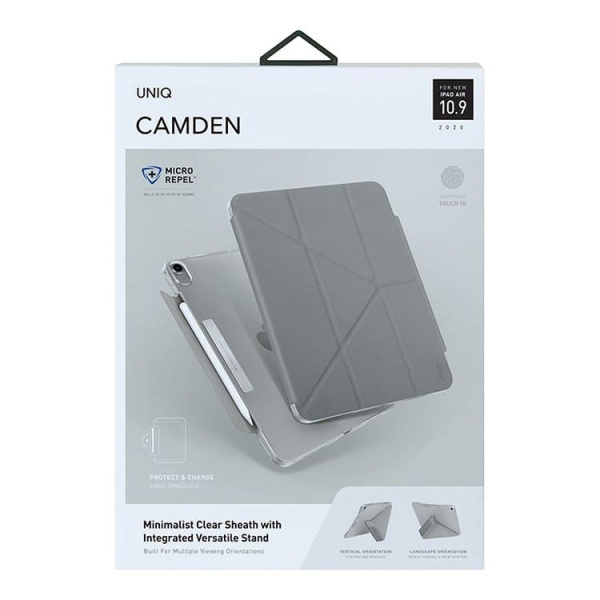 Чехол Uniq Camden Anti-microbial для iPad Air 10.9 (2022/20, серый