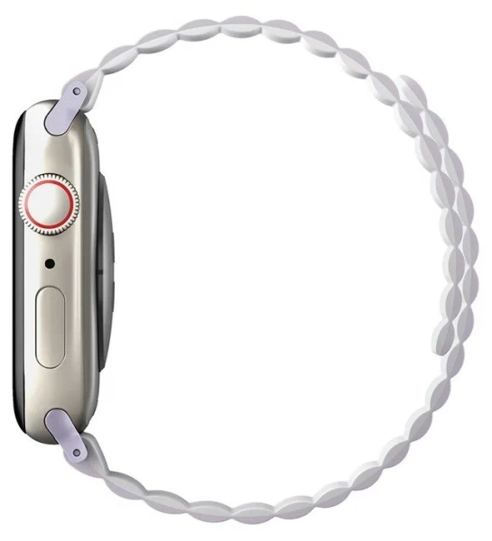Ремешок Uniq Revix для Apple Watch 49/45/44/42mm, сиреневый/белый