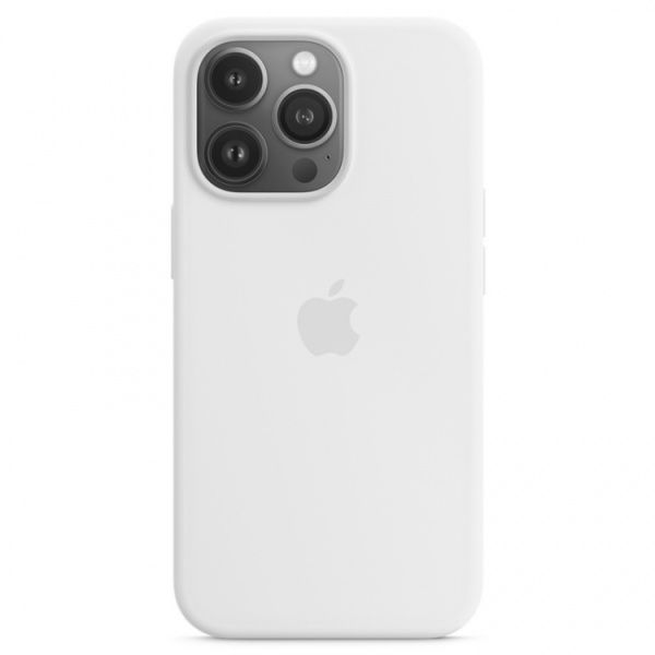 Чехол силиконовый MagSafe iPhone 13 Pro, белый