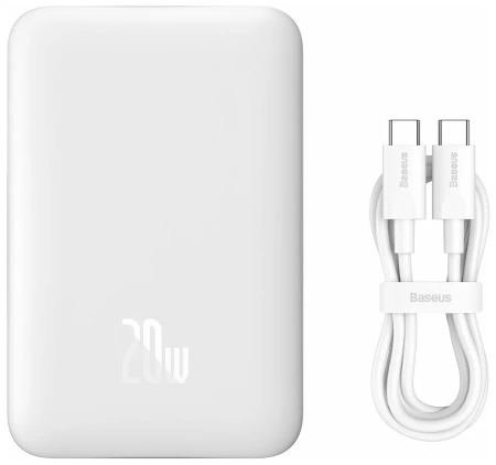 Baseus Power Bank 6000Mah, белый