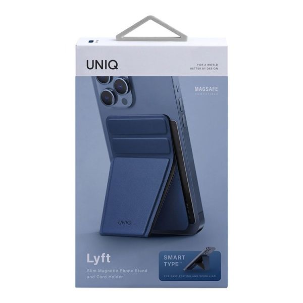 Бумажник Uniq LYFT Magnetic, синий