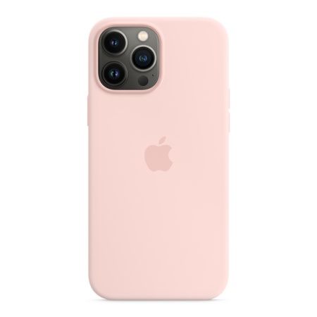 Чехол силиконовый MagSafe iPhone 13 Pro Max, нежно-розовый