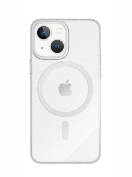 Чехол защитный "vlp" Starlight Case with MagSafe для iPhone 14, прозрачный