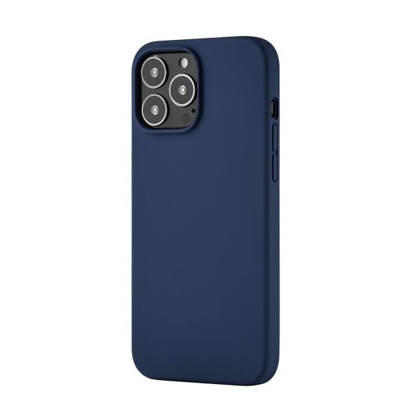 Чехол силиконовый MagSafe uBear iPhone 13 Pro Max, синий
