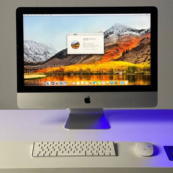 iMac 21.5 4k 2015 8 ГБ, 480 ГБ SSD, серебристый
