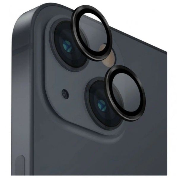 Защитное стекло камеры LITO iPhone 15, черный