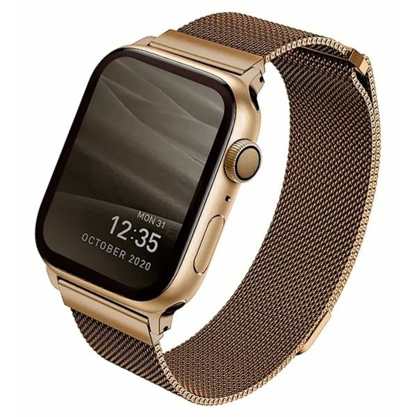 Ремешок Uniq Dante для Apple Watch 49/45/44/42mm, золотой