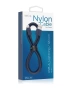 Зарядный провод "vlp" Nylon Cable USB A - Lightning MFI, 1.2м, темно-синий