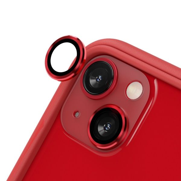 Защитное стекло камеры на iPhone 13/13 mini, красный