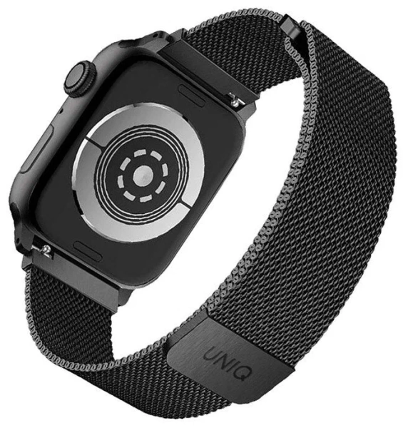 Ремешок Uniq Dante для Apple Watch 41/40/38mm, графитовый