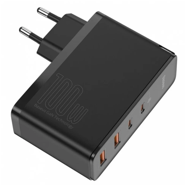 Адаптер Baseus 2C+2U 100W, черный