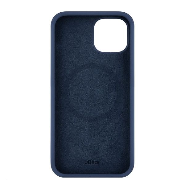 Чехол силиконовый MagSafe Ubear iPhone 14 Plus, синий