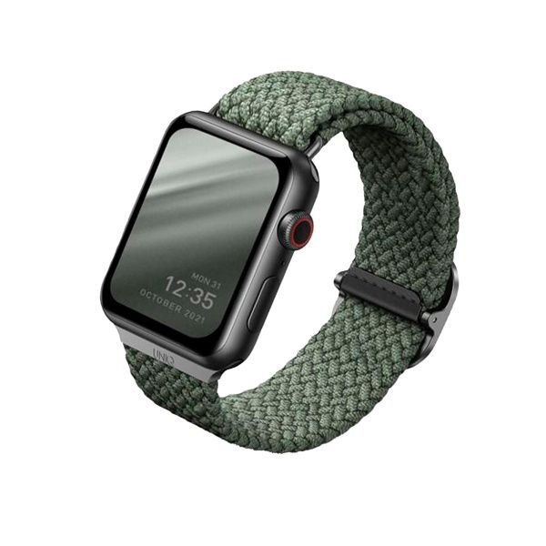 Ремешок Uniq ASPEN для Apple Watch 49/45/44/42mm, зеленый
