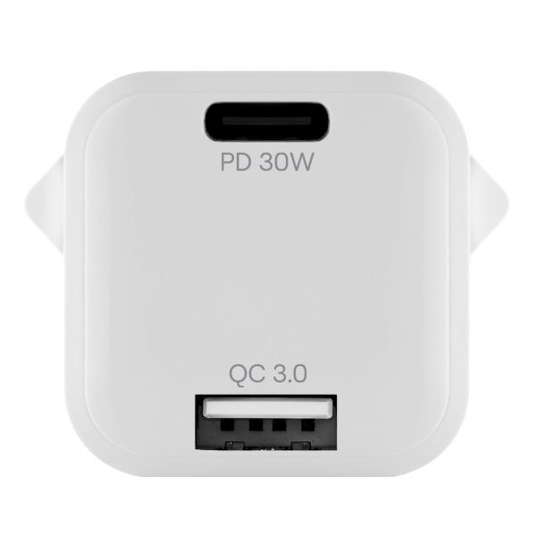Адаптер питания uBear Pulse 2 Ports 30W, белый