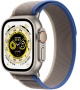 Apple Watch Ultra 49 мм, ремешок Trail синего/серого цвета, размер M/L