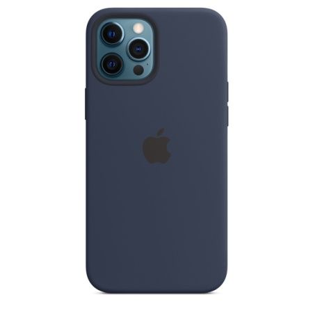 Чехол силиконовый MagSafe iPhone 12 Pro Max, синий