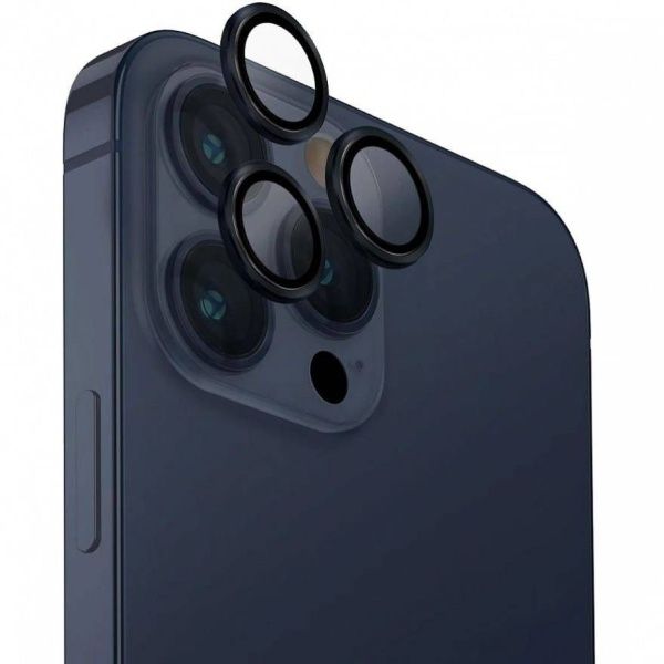 Защитное стекло камеры LITO iPhone 15 Pro/15 Pro Max, черный