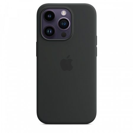 Чехол силиконовый MagSafe iPhone 14 Pro, черный
