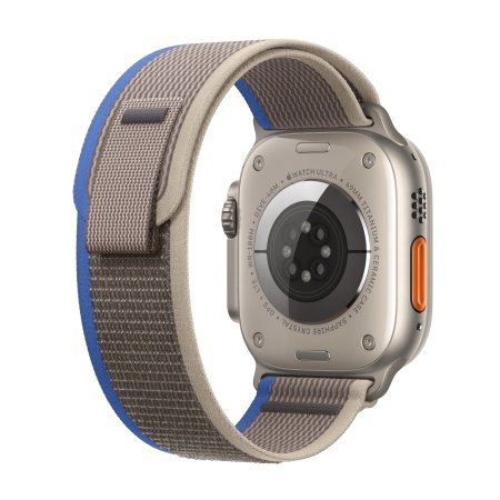 Apple Watch Ultra 49 мм, ремешок Trail синего/серого цвета, размер M/L