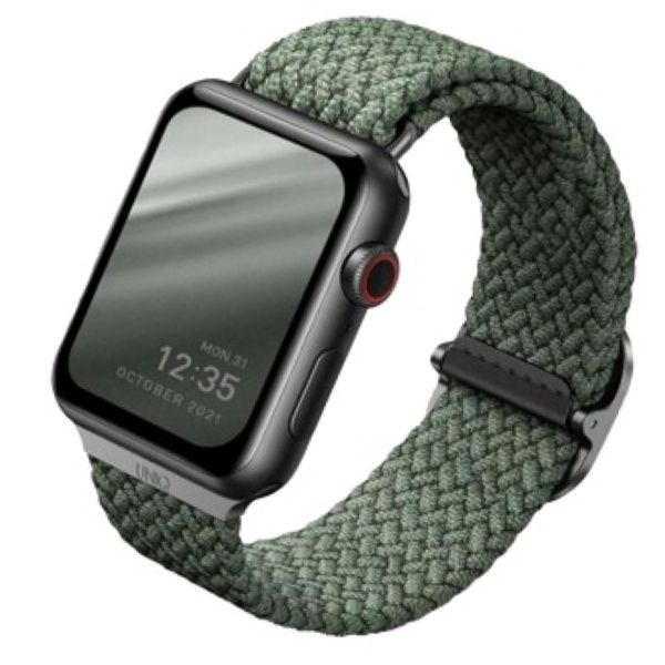Ремешок Uniq ASPEN для Apple Watch 41/40/38mm, зеленый