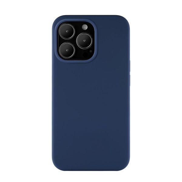 Чехол силиконовый MagSafe uBear iPhone 13 Pro, синий