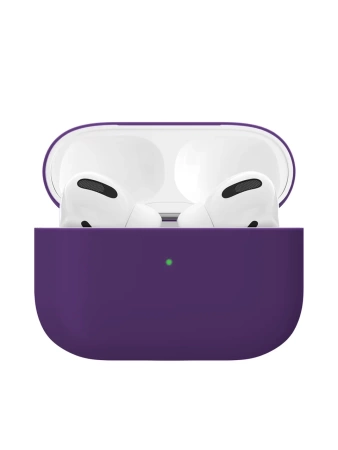 Чехол силиконовый "vlp" Soft Touch, для AirPods Pro, тёмно-фиолетовый